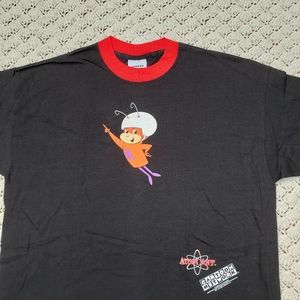 Vintage Atom Ant Stanley Desantis Ringer Graphic Short Sleeve T Shirt